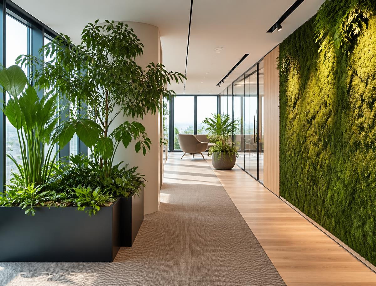 Interieurbeplanting door Earth Sanctuary