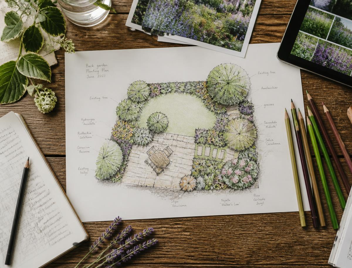 Tuinontwerp door Earth Sanctuary